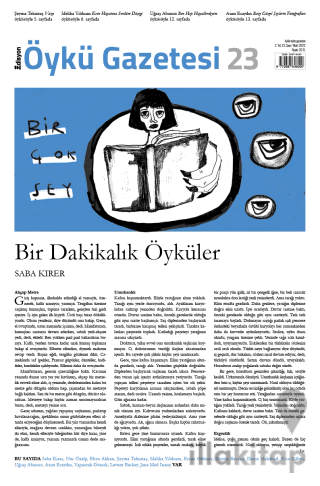 Edisyon Öykü Gazetesi Sayı: 23 Mart 2022