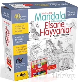 Efsane Hayvanlar - Mandala