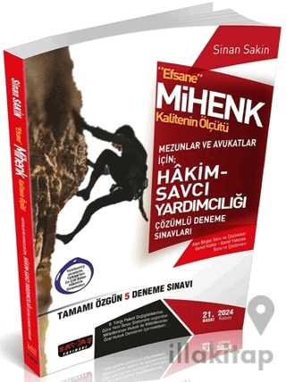 Efsane MİHENK Hakim Savcı Yardımcılığı 5 Deneme Kasım 2024