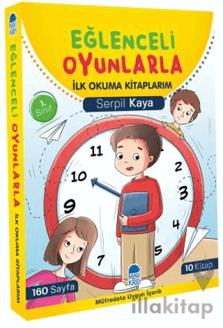 Eğlenceli Oyunlarla İlk Okuma Kitaplarım Set (10 Kitap)