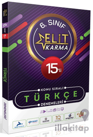 Elit Karma 6. Sınıf 15'li Konu Sıralı Türkçe Denemeleri
