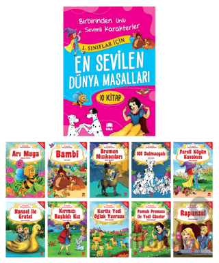 En Sevilen Dünya Masalları - 10 Kitap Takım Büyük Boy