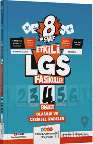 Etkili Matematik Yayınları 8. Sınıf Etkili LGS Fasikül Olasılık ve Cebirsel İfadeler 4