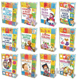 Etkinlik Kitapları Seti (12 Kitap Takım)