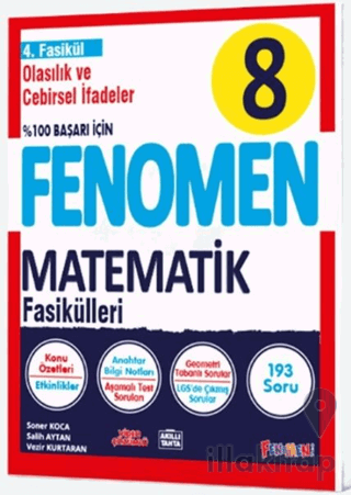 Fenomen 8 Matematik 4. Fasikül (Olasılık ve Cebirsel İfadeler)