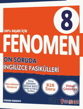 Fenomen 8 On Soruda İngilizce Fasikülleri (4 Fasikül)