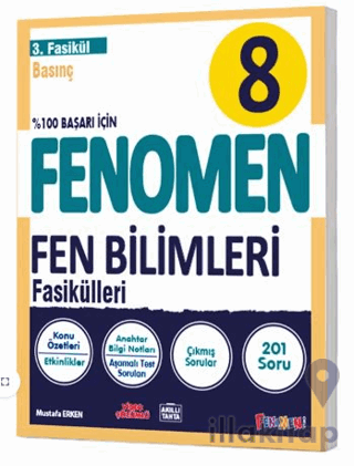 Fenomen 8. Sınıf Fen Bilimleri Soru Bankası 3. Fasikül (Basınç)