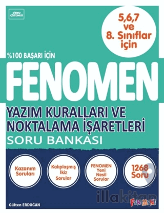 Fenomen Yazım Kuralları Ve Noktalama İşaretleri Soru Bankası (5-6-7-8. Sınıflar İçin)