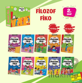 Filozof Fiko Hikaye Seti -1  (10 Kitap - Etkinlik Testi - Değerlendirme Testi)