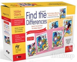 Find the Differences-2 (Level 2) - Search, Find and Mark the Hidden Ob