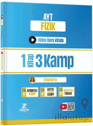Fizikfinito AYT Fizik 1 Kitap 3 Kamp Video Ders Kitabı