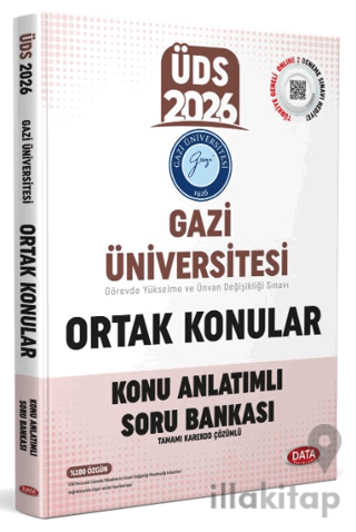 Gazi Üniversitesi ÜDS Ortak Konular Konu Anlatımlı Soru Bankası