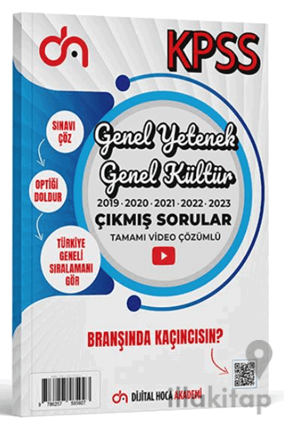 Genel Yetenek Genel Kültür Son Beş Yıl Orijinal Çıkmış Sorular Tamamı Video Çözümlü