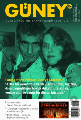 Güney Dergisi Sayı: 106 Ekim - Kasım - Aralık 2023