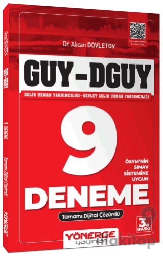 GUY DGUY Gelir Uzman Yardımcılığı 9 Deneme Çözümlü