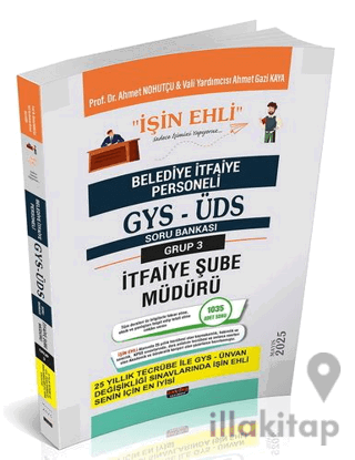 GYS-ÜDS Belediye İtfaiye Personeli Şube Müdürü Soru Bankası 3. Grup