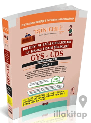 GYS-ÜDS Belediye ve Bağlı Kuruluşları Mahalli İdare Birlikleri Personeli Grup 1 Soru Bankası