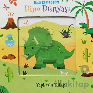 Hadi Keşfedelim - Dino Dünyası Yapbozlu Karton Kitap