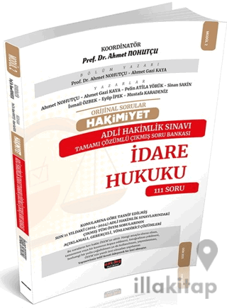 HAKİMİYET Adli Hakimlik İdare Hukuku Çıkmış Soru Bankası