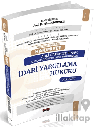 HAKİMİYET Adli Hakimlik İdari Yargılama Hukuku Çıkmış Soru Bankası