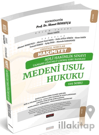 HAKİMİYET Adli Hakimlik Medeni Usul Hukuku Çıkmış Soru Bankası