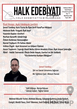 Halk Edebiyatı Dergisi: 71 Mart - Nisan 2026