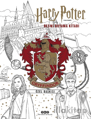 Harry Potter Filmlerinden Resmi Boyama Kitabı - Gryffindor Özel Baskıs