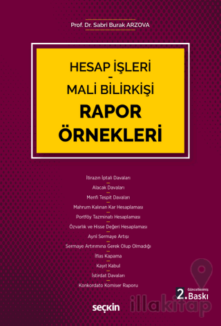 Hesap İşleri - Mali Bilirkişi Rapor Örnekleri