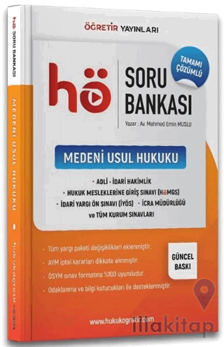 HMGS Hakimlik Medeni Usul Hukuku Soru Bankası