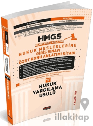HMGS Özet Konu Anlatımı Hukuk Yargılama Usulü