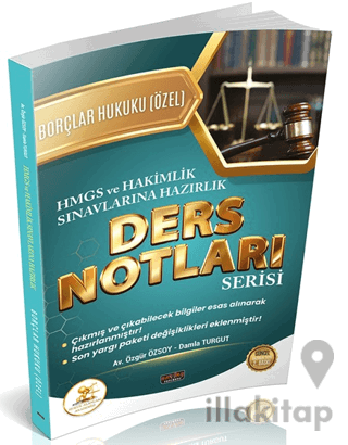 HUKAL HMGS - Hakimlik Borçlar Hukuku Özel Hükümler Ders Notları