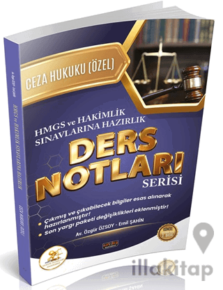 HUKAL HMGS - Hakimlik Ceza Hukuku Özel Hükümler Ders Notları