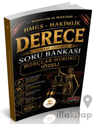 HUKAL HMGS-Hakimlik Derece Borçlar Hukuku Özel Hükümler Soru Bankası