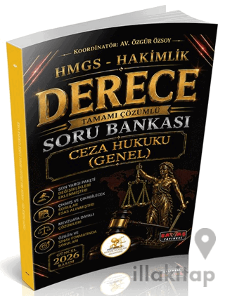 HUKAL HMGS-Hakimlik Derece Ceza Hukuku Genel Hükümler Soru Bankası