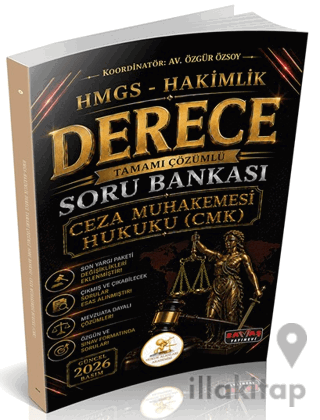 HUKAL HMGS-Hakimlik Derece Ceza Muhakemesi Hukuku Soru Bankası