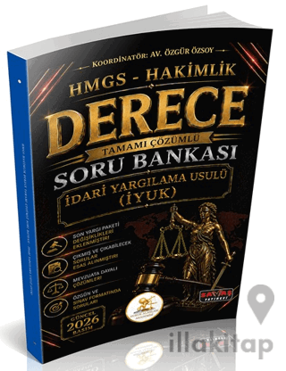 HUKAL HMGS-Hakimlik Derece İdari Yargılama Hukuku Soru Bankası