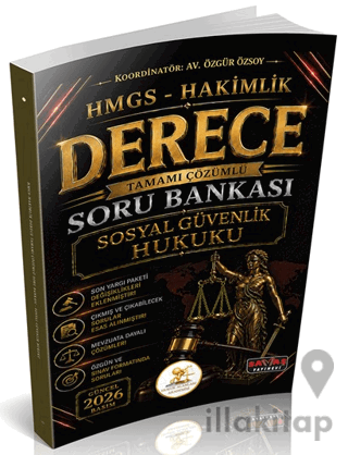HUKAL HMGS-Hakimlik Derece Sosyal Güvenlik Hukuku Soru Bankası