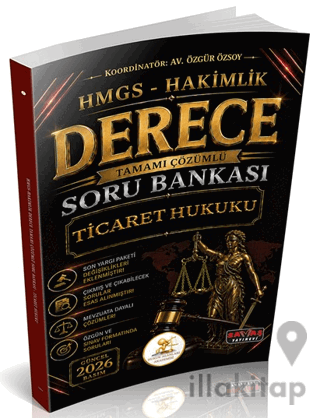 HUKAL HMGS-Hakimlik Derece Ticaret Hukuku Soru Bankası