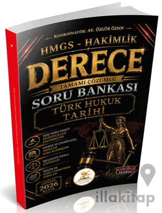 HUKAL HMGS-Hakimlik Derece Türk Hukuk Tarihi Soru Bankası