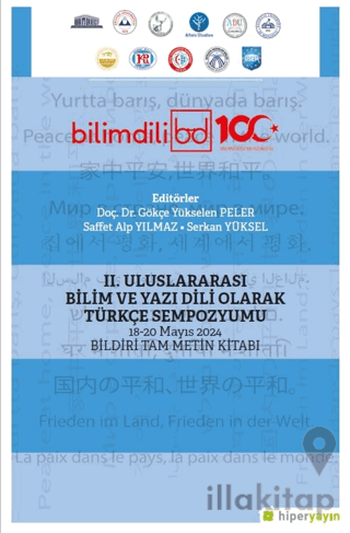 II. Uluslararası Bilim ve Yazı Dili Olarak Türkçe Sempozyumu