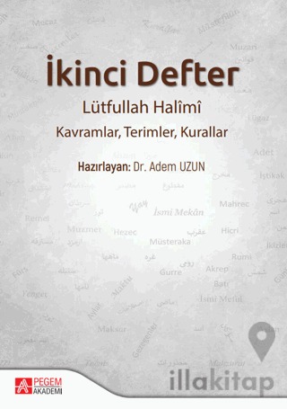 İkinci Defter Lütfullah Halimi: Kavramlar, Terimler, Kurallar