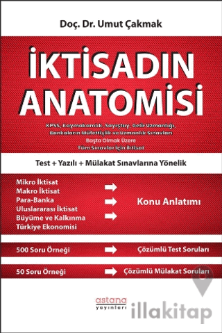 İktisadın Anatomisi - KPSS, Kaymakamlık, Sayıştay, Gelir Uzmanlığı, Bankaların Müfettişlik ve Uzmanlık Sınavları Başta Olmak Üzere Tüm Sınavlar İçin İktisat
