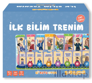 İlk Bilim Trenim - Cırt Cırtlı Yapboz ve Kitap Seti