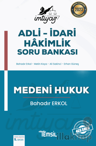 İmtiyaz Adli - İdari Hakimlik Soru Bankası Medeni Hukuk