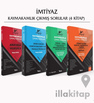 İmtiyaz Kaymakamlık Çıkmış Sorular 4'lü Set (2025)