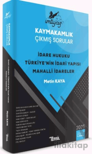 İmtiyaz Kaymakamlık Çıkmış Sorular İdare Hukuku – Türkiye’nin İdari Yapısı – Mahalli İdareler