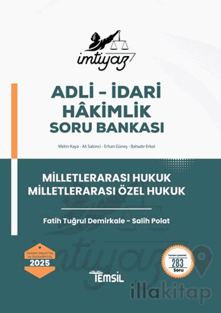 İmtiyaz Milletlerarası Hukuk - Milletlerarası Özel Hukuk Soru Bankası