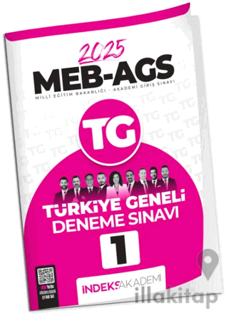 İndeks Akademi 2025 MEB-AGS TG-1 Türkiye Geneli Deneme Çözümlü İndeks Akademi Yayıncılık