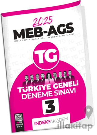 İndeks Akademi 2025 MEB-AGS TG-3 Türkiye Geneli Deneme Çözümlü İndeks Akademi Yayıncılık