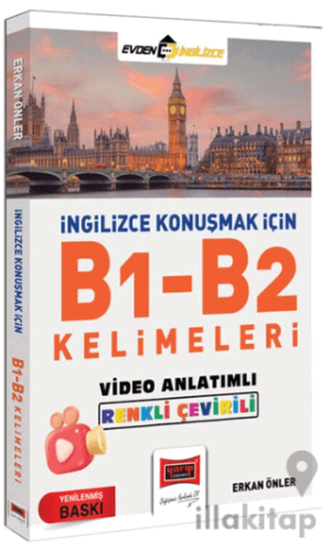 İngilizce Konuşmak İçin B1-B2 Kelimeleri Video Anlatımlı Renkli Çeviri